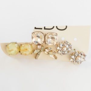 Set of 4 Aldo Earring Studs